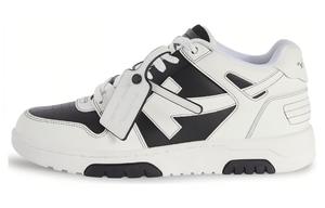 OFF WHITE Out Of Office Ooo Лоу Топс 'Черный Белый' OFF-WHITE