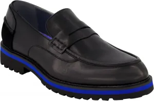 Мужские слипоны DKNY с круглым носком и резиной подошвой, черный