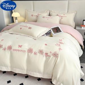 Disney Комплект постельного белья из 4 предметов, простыня на резинке 180 см, пододеяльник 200×230 см