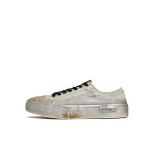 ARTICLE NO. Износостойкие низкие парусиновые туфли унисекс пыльно-белого цвета