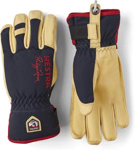 Короткие перчатки Hestra Alpine Pro Philippe Raoux Ecocuir, Navy