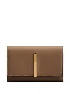 Трехсложенный кошелек Bar Tod'S, коричневый