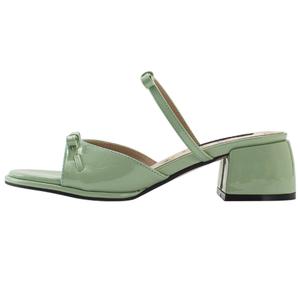 Wonderful couple Скользостойкие антискользящие дышащие быстросохнущие шлепанцы на резиновой подошве для женщин мятно-зеленые, цвет Mint Green