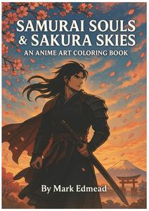 Samurai Souls & Sakura Skies: An Anime Art Coloring Book (Independently published)