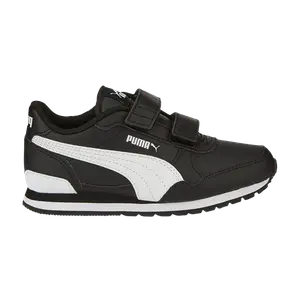Кроссовки ST Runner v3 Leather Little Kid Puma, черный