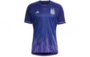 Adidas Аргентина 2022-23 Месси выездная майка Legacy Indigo/Purple Rush, Фиолетовый