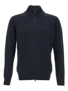 Кардиган на молнии в рубчик Kangra, синий