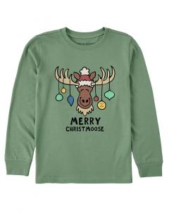 Футболка с длинными рукавами "Life is Good" от Crusher, серый