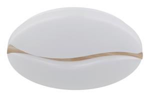 Светодиодный потолочный светильник LETICIA 33/7 см Globo, белый/коричневый