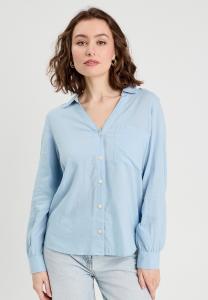 Блузка на пуговицах LANGARM Cache Cache, светло-голубой