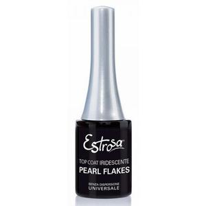 Estrosa Semipermanent Top Coat 14 мл Лак для ногтей с жемчужными хлопьями