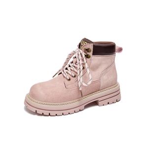 GIGIRYO Розовые женские ботильоны на плоской подошве, цвет Pink (Flat)