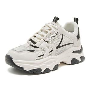 YEARCON Женские кроссовки Low Top Chunky бело-черные, цвет White Black
