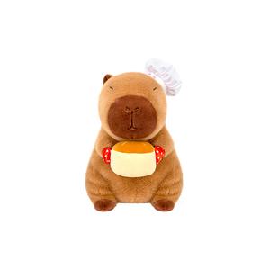 Сидящая капибара, плюшевая кукла Puffy Chef высотой 22см/33см Love