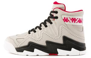 Кроссовки Kappa Vintage Basketball Unisex, светло-серый/черный/розовый