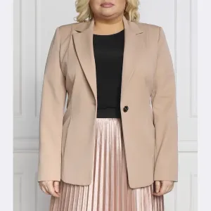 Элегантная домашняя куртка стандартного кроя больших размеров Persona By Marina Rinaldi, розовый