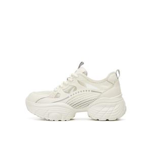 Низкие массивные кроссовки женские DAPHNE, Beige Silver