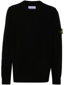 Stone Island джемпер с логотипом Compass, черный