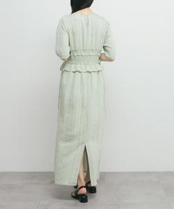 Платье с оборками и сборками Kbf, цвет L.Green