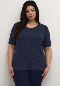 Базовая футболка CARINA Kaffe Curve, темно-синий