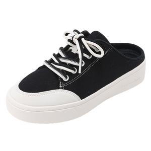 Японские женские сандалии с закрытым носком, широкие, легкие, удобные, повседневные, универсальные PANSY, Black