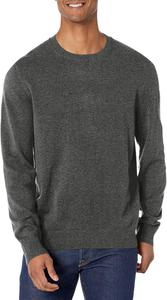 Мужской свитер Calvin Klein из мериносовой шерсти с круглым вырезом, Gunmetal Heather