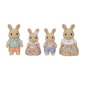 Sylvanian Families очаровательная милая семья кроликов молочного цвета плюшевые куклы высота 5,5 см SylvanianFamilies