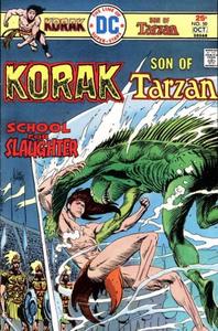 Korak Son of Tarzan #59 (Dc Comics) JOE Kubert 1975 ("SCHOOL FOR SLAUGHTER") (DC COMICS)