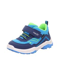 Кроссовки на шнуровке superfit, цвет blau/hellgrün