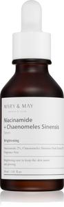 Ниацинамид + хеномелес китайский восстанавливающая и осветляющая сыворотка для восстановления кожного барьера Mary & May, 30 мл