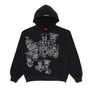 Толстовка Supreme Pitbulls Embroidered Hooded Sweatshirt, Black