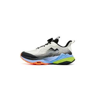 Детские кроссовки с низким верхом, устойчивые к истиранию и отскоку QIAODAN, черный/серый