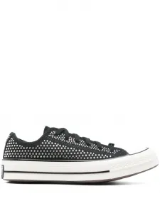 Декорированные кеды из коллаборации с Converse Swarovski, черный