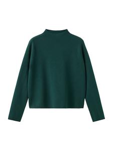 Свитер MANGO CHIMNEY, темно-зеленый