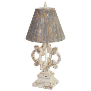 Настольная лампа Wanderlust Deco 4523366725, белый - массив дерева - 45 x 95 x 45 см