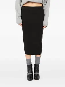 Миди-юбка Cadil с драпировкой Société Anonyme, черный