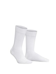 Носки Relax Cotton с манжетой, не сдавливающей мышцы, белого цвета Hudson