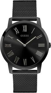 GUESS Factory черно-серебряные аналоговые часы