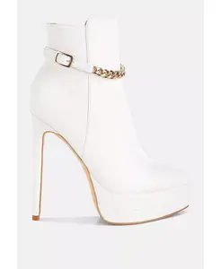Ботинки Narok с металлическими цепями London Rag, белый