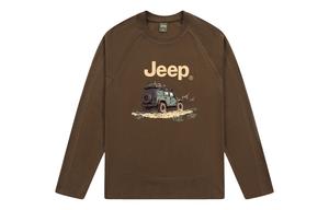 Футболка Unisex Crew Neck Moderate Heavyweight Jeep, coffee