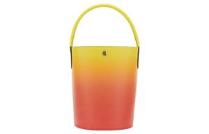 Сумка-ведро из натуральной кожи Épure Жёлтый и лимонный LONGCHAMP