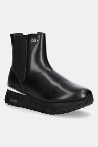 Ботинки челси из кожи MAXI WONDER 95 Liu Jo, черный