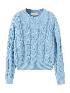 MANGO KIDS Свитер 'CARLI' в светло-голубом цвете