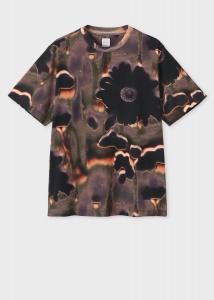 Футболка с принтом "Полевые цветы" по всей поверхности
