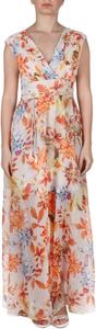 GUESS Женское платье Gilda без рукавов длинное, Sunset Garden