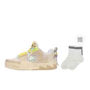 STARTER Вол 90-е лоу-топ скейтборд обувь унисекс солнечно-желтый бежевый (с подарком), цвет Beige (Gift Included)