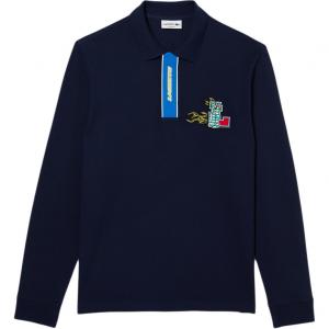 Lacoste Рубашка-поло унисекс, темно-синяя