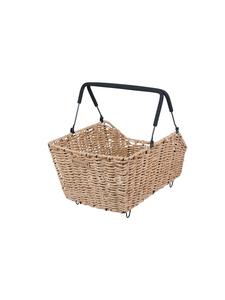 BASIL Корзина для заднего колеса "Cento Rattan Look Multisystem NX" коричневого цвета