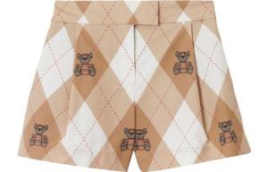 Детские шорты Burberry, цвет Beige