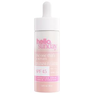 Сыворотка The One That's a Serum SPF 45: увлажняющая и осветляющая сыворотка с витамином С. Hello Sunday, 1 oz